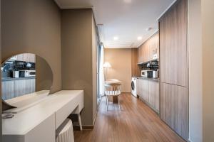 A kitchen or kitchenette at Soyou By Haeundae