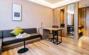 Χώρος καθιστικού στο Atour Hotel South Business Zone Ningbo