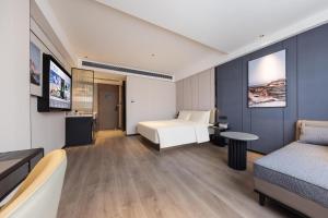 Posezení v ubytování Atour Hotel Guangzhou Baiyun Jiahe Hebian + 22 fotografií