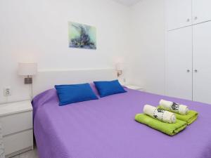 Posteľ alebo postele v izbe v ubytovaní Lovely apartment in Krk