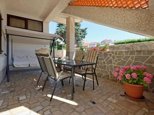 Balkón alebo terasa v ubytovaní Lovely apartment in Krk