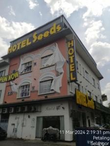 a hotel with a sign that reads hotel secrets at Seeds Hotel Shah Alam Section 19 in Shah Alam