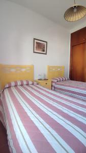Postel nebo postele na pokoji v ubytování Chalet Matalascañas