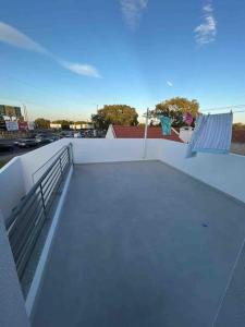 a view of the top of a roof of a building at Spacious House 3 Rooms in Barreiro