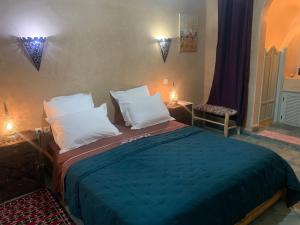Hotel Riad Taroudant客房内的一张或多张床位