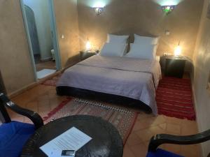 Hotel Riad Taroudant客房内的一张或多张床位