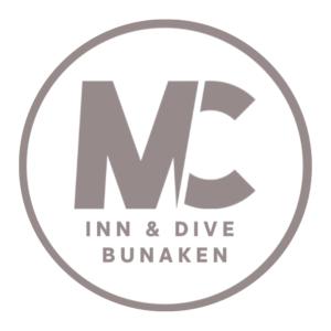 a logo for the inn dive bunzerhen at MC Bunaken Inn & Dive in Bunaken