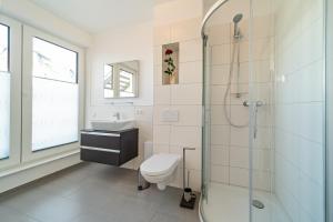 Koupelna v ubytování Appartement 2 - Dünenblick
