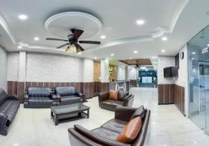 Lobbyn eller receptionsområdet på Hotel German Residency , Srinagar