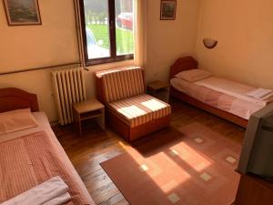 Postel nebo postele na pokoji v ubytování Vila Rakoč