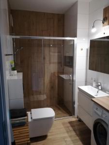 Kúpeľňa v ubytovaní Apartament Przy Plaży Gdańsk