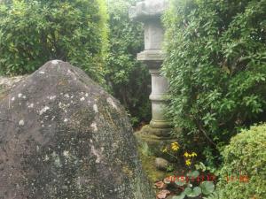 Jardin de l'établissement Japanese Traditional House with beautiful garden.