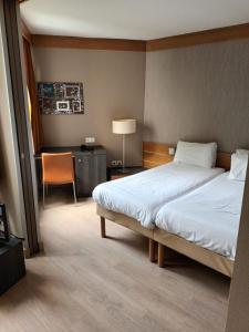 Postel nebo postele na pokoji v ubytování Paris XV Multire - appartamento bilocale 4 posti
