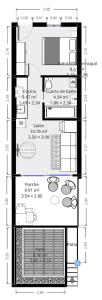 Plan piętra w obiekcie Relaxing retreat in Maspalomas Lago - Fully renovated bungalow