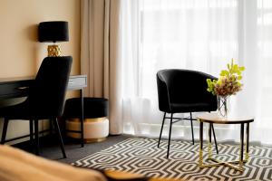 Posedenie v ubytovaní Lulu Apartments - ROSA - studio hotelowe z klimatyzacją i konsolą PS4 - Solny Resort
