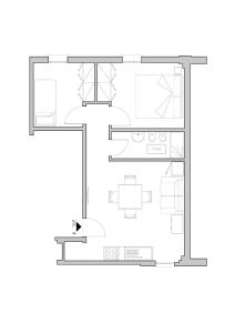 Pelan lantai bagi Int 4 - Suite Edoardo by Residence San Luca