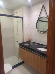 Phòng tắm tại MAKIA beach 115B Flat em Muro Alto PE +33 ảnh