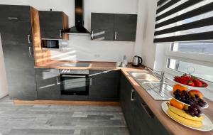 Kuchyň nebo kuchyňský kout v ubytování Apartment Weikersheim II