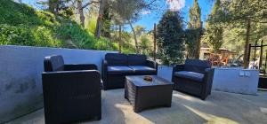 Χώρος καθιστικού στο Maison Allauch La Gloire de mon Père