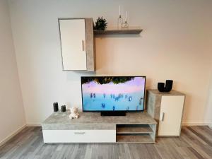 TV a/nebo společenská místnost v ubytování Apartment Weikersheim III