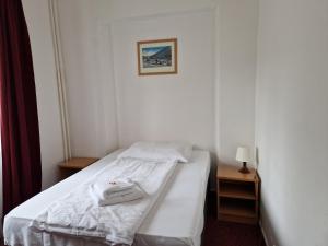 Katil atau katil-katil dalam bilik di Hotel Harrachov Inn