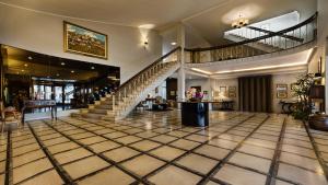 A área de receção ou átrio de Grão Vasco - Historic Hotel and SPA