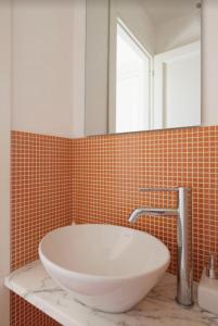 A bathroom at Casa del Contrabbasso