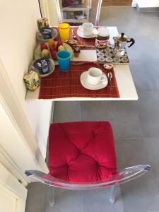 A seating area at Casa del Contrabbasso