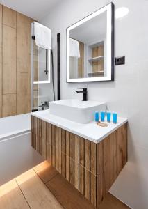Ванная комната в Sielawy Modern Apartment