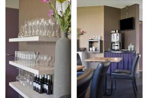 Kuchyň nebo kuchyňský kout v ubytování Hunzego Hotel