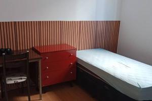 Postel nebo postele na pokoji v ubytování Condomínio bem localizado com estacionamento