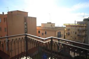 a view from a balcony of some buildings at Vittorio Veneto 9 in Borghetto Santo Spirito
