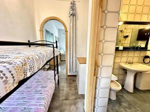 Postel nebo postele na pokoji v ubytování Nervi house con accesso privato + 16 fotografií