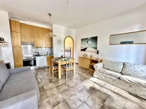 Kuchyň nebo kuchyňský kout v ubytování Nervi house con accesso privato