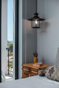 Postel nebo postele na pokoji v ubytování Oneiro Villa - Voted the best Villa in Rhodes, Greece!