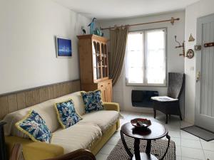 Khu vực ghế ngồi tại Appartement SAINT CLAIR proche du Port