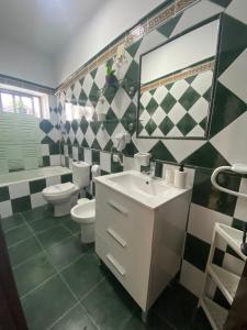 Koupelna v ubytování Casa Calle