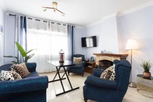 Część wypoczynkowa w obiekcie Apartamento Renovado "Hogar Las Vistas"