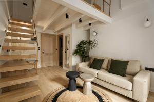 Posezení v ubytování Cortiletto Timeless Suites