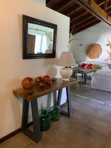 a living room with a table with pumpkins on it at Chacras de Coria Relax in Ciudad Lujan de Cuyo