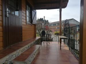 Balkon lub taras w obiekcie Cabañas Miraduero