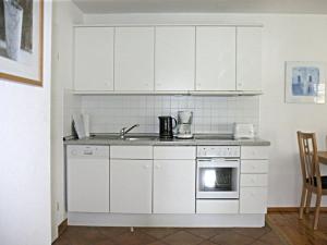 Holiday apartment Bad Saarow廚房或簡易廚房