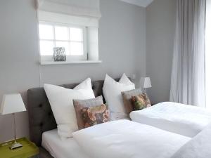 Postel nebo postele na pokoji v ubytování Attractive apartment in Westerstede
