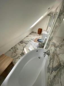 Koupelna v ubytování Apartmán Nikol