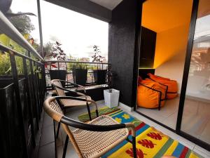 En balkon eller terrasse på POBLADO PARK LUXURY APARTMENT's