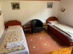 Postel nebo postele na pokoji v ubytování Vila Rakoč
