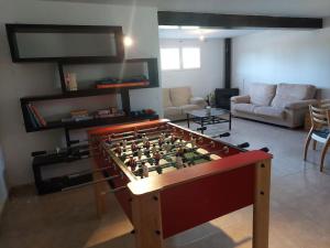 Posezení v ubytování Casa Galiana.