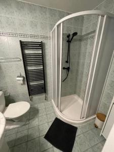 Koupelna v ubytování Apartmány Luhačovice