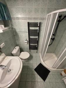 Koupelna v ubytování Apartmány Luhačovice