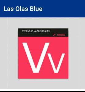 Ein Zertifikat, Auszeichnung, Logo oder anderes Dokument, das in der Unterkunft Las Olas Blue ausgestellt ist